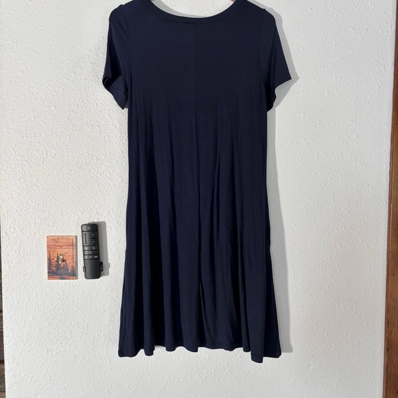 Classic A-Line Navy Mini Dress NWT - Picture 3 of 7